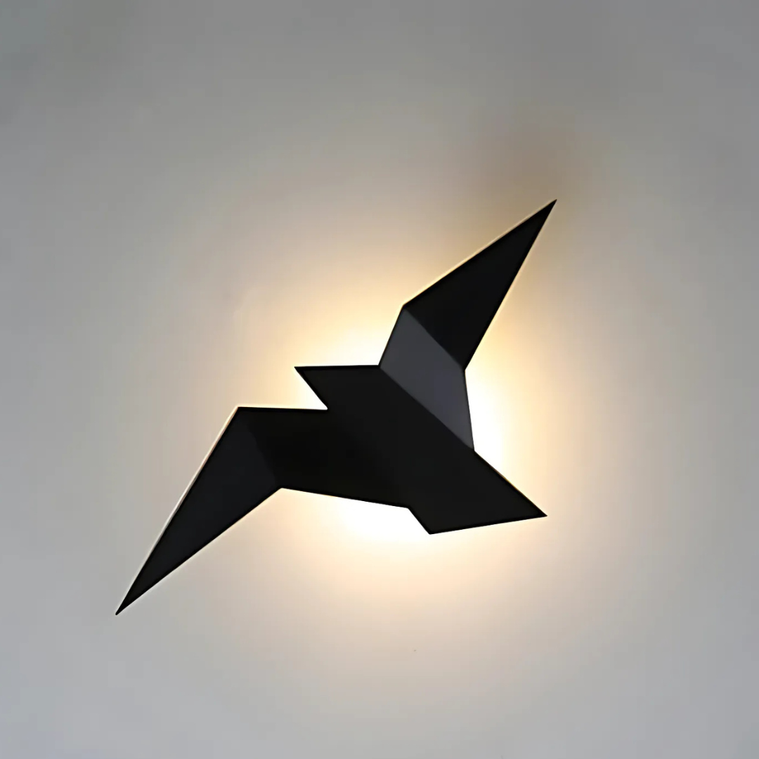 Vägglampa Origamidesign För Inomhusbelysning