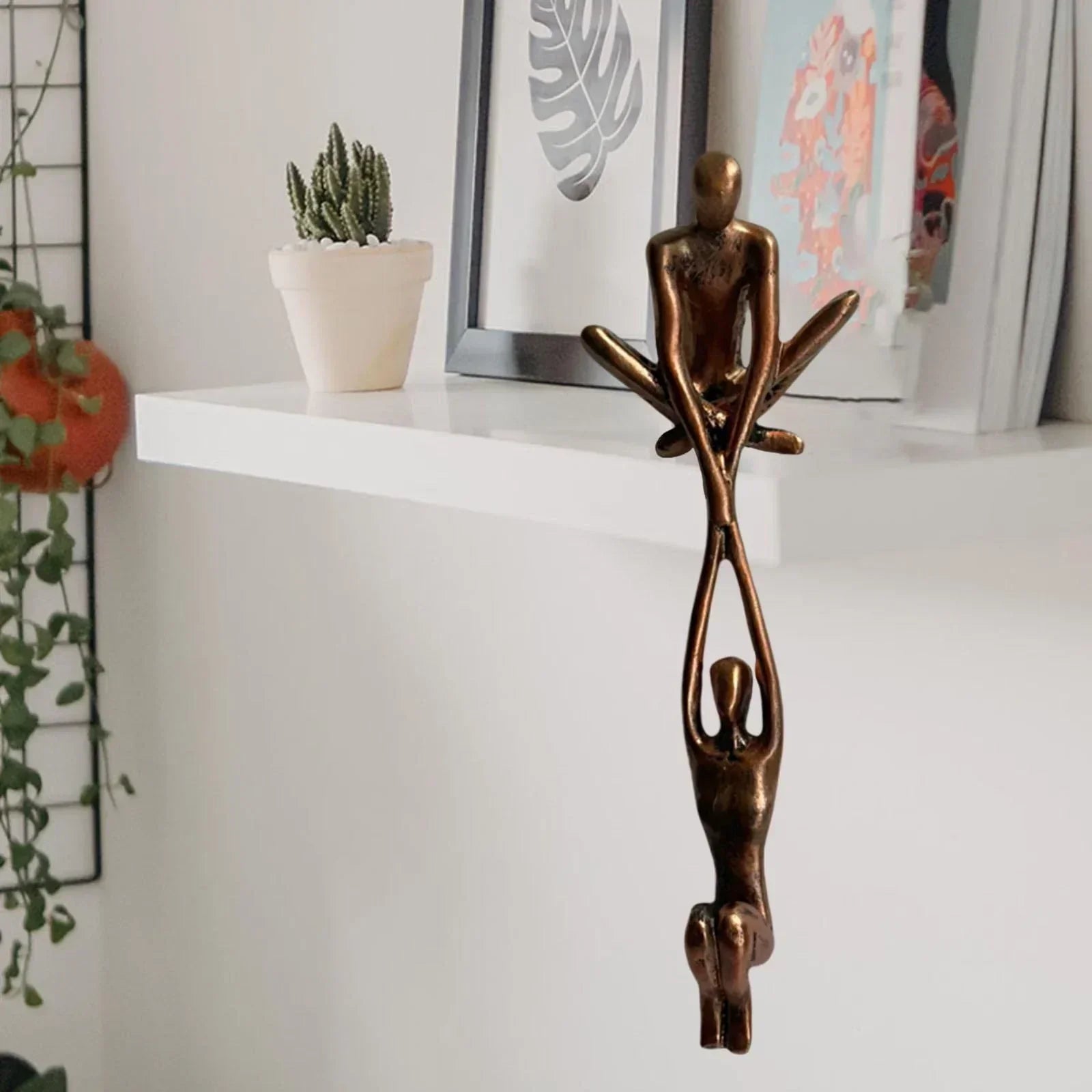 Dekorationsfigur i harmonisk design för vardagsrummet