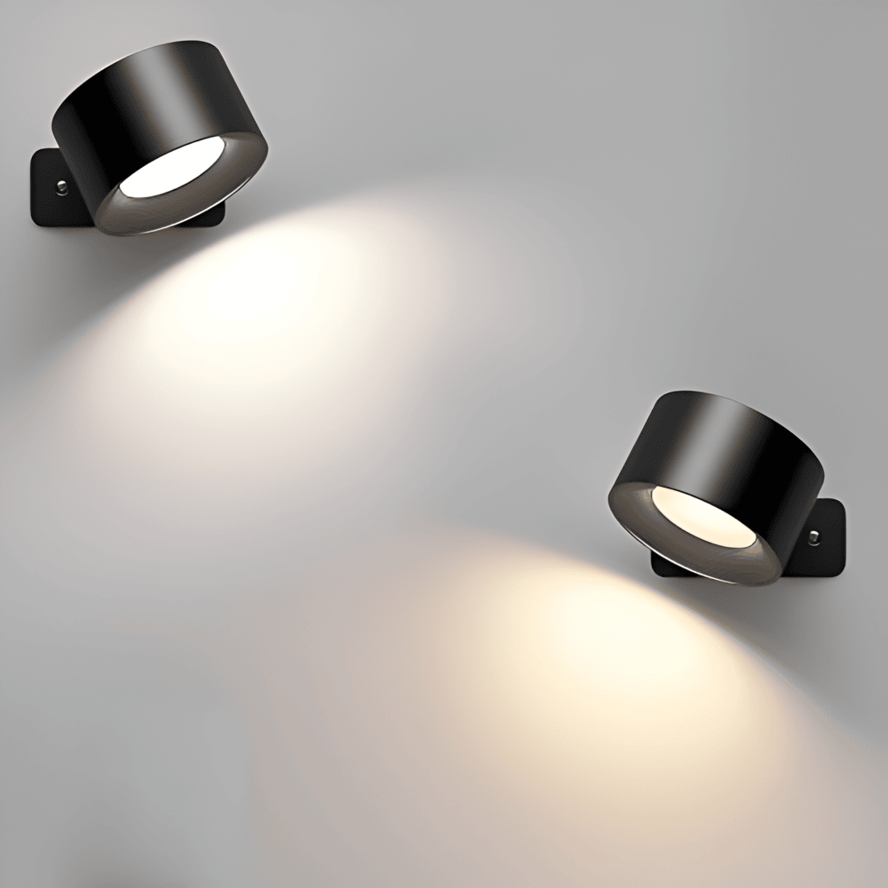 LED-Vägglampa Med 360° Touchkontroll - Trådlös Och Uppladdningsbar Via USB