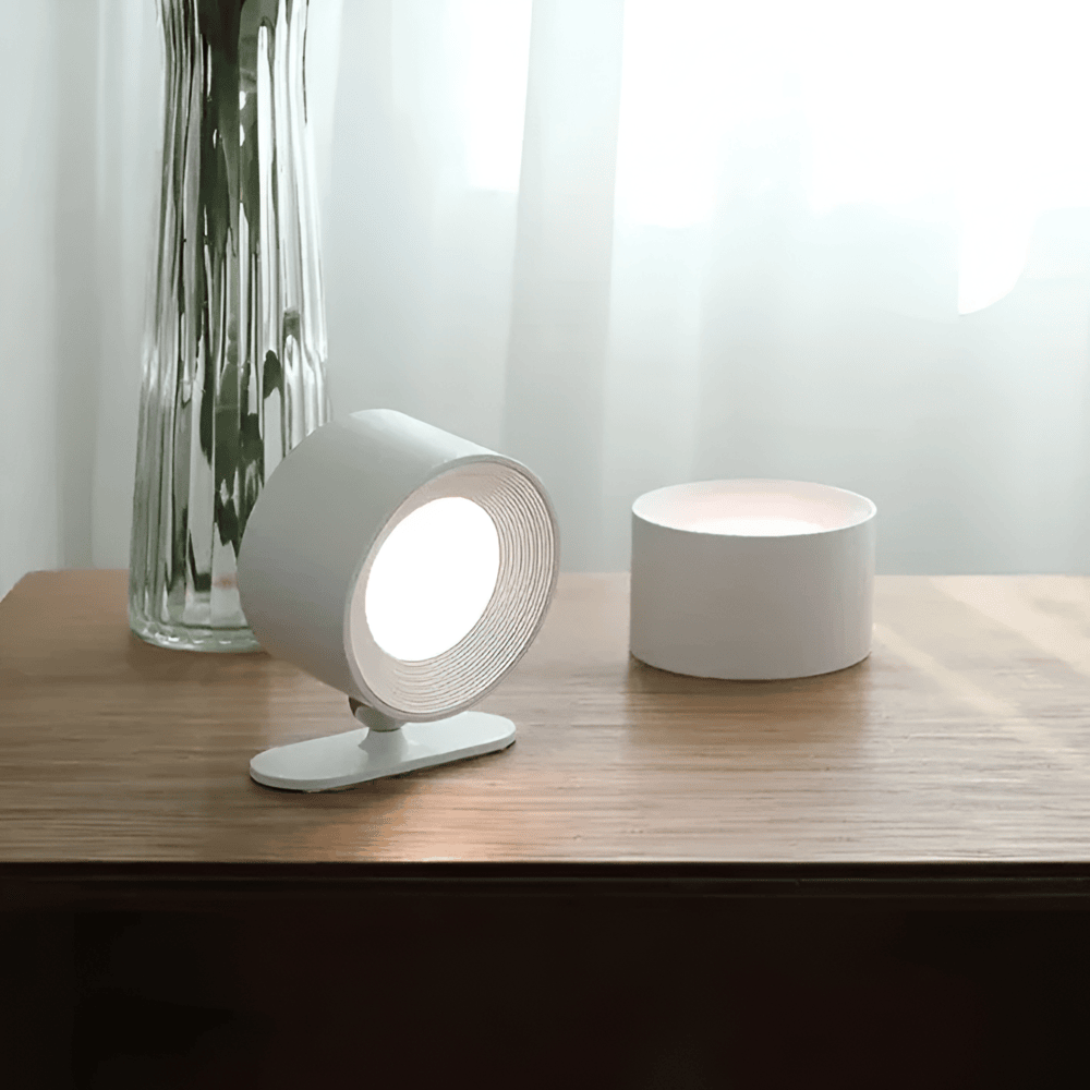 LED-Vägglampa Med 360° Touchkontroll - Trådlös Och Uppladdningsbar Via USB