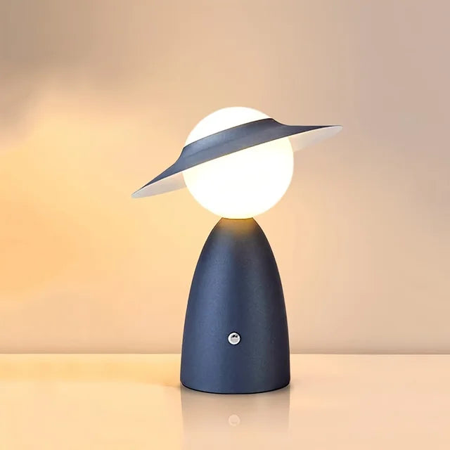 Trådlös uppladdningsbar LED-bordslampa för sängbord