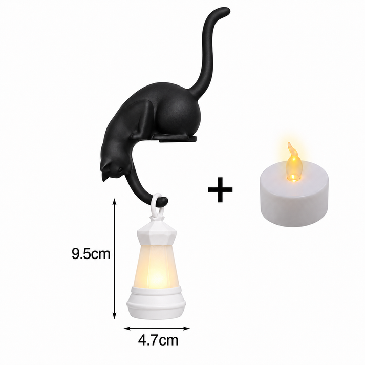 Dekorativ kattlampa med lykta som passar i sovrum eller vardagsrum