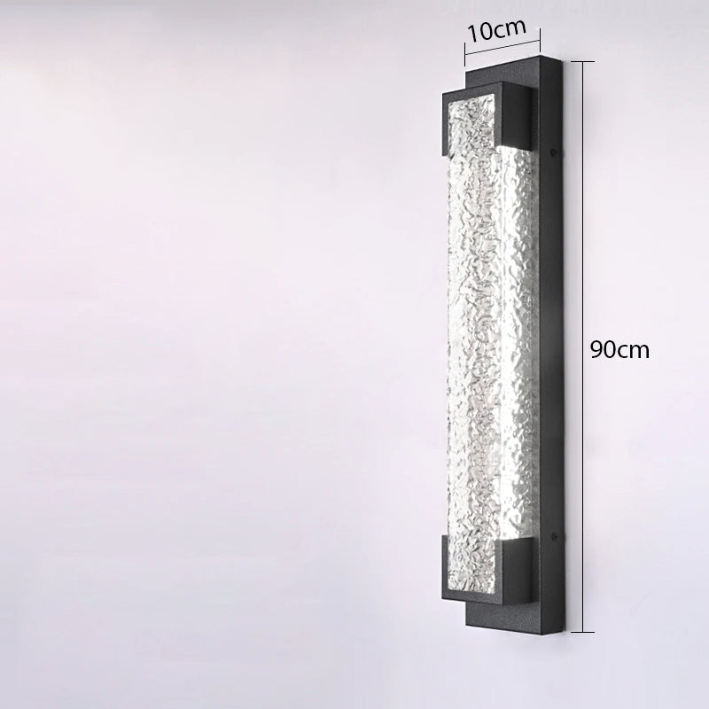 LED-kaskad stålvägglampa