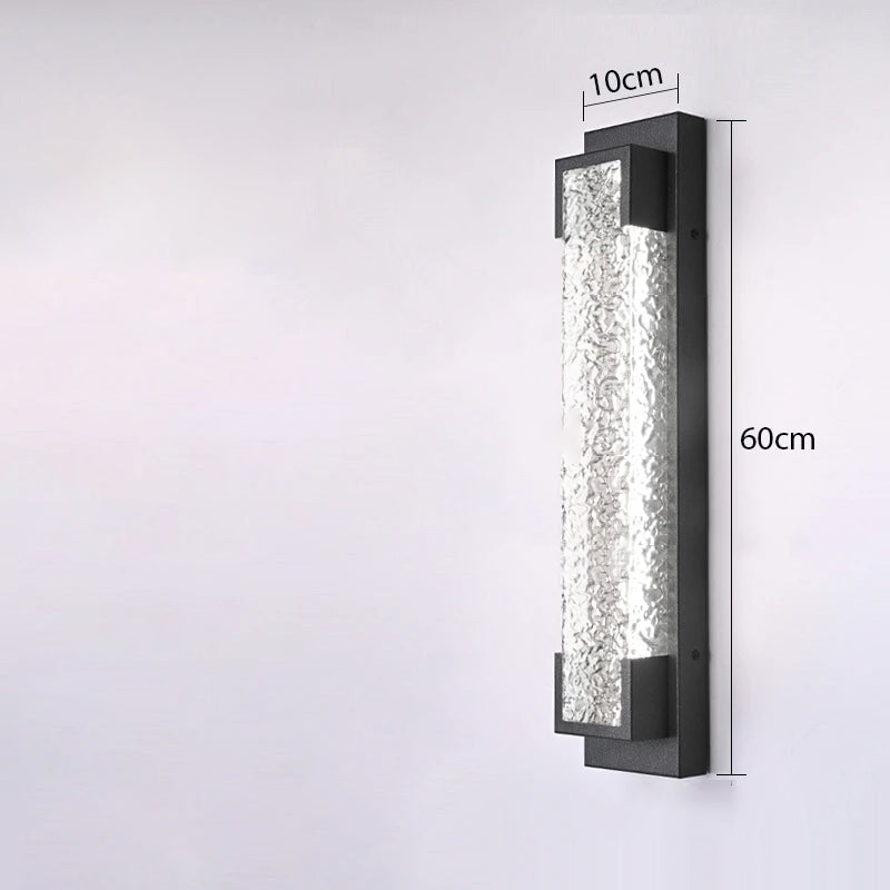 LED-kaskad stålvägglampa