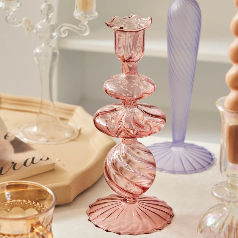 Glasljushållare Fransk Vintage Design