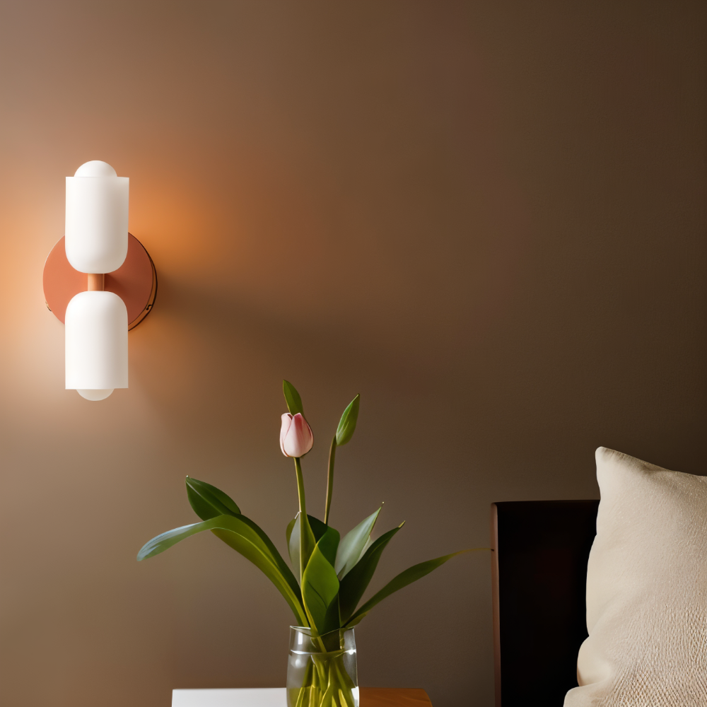 AcrylCapsule Vägglampa - Vägglampa Med Två Huvuden - Vägglampor För Inomhusbruk