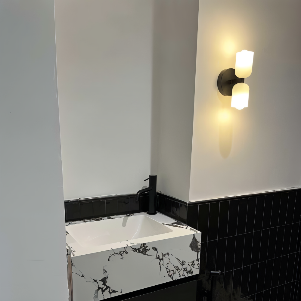 AcrylCapsule Vägglampa - Vägglampa Med Två Huvuden - Vägglampor För Inomhusbruk