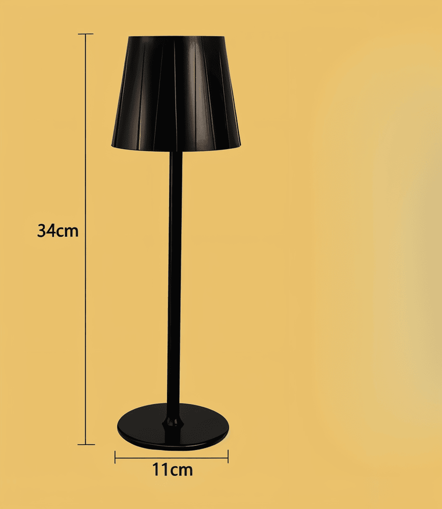 AcrylLume- Sladdlös LED-Bordslampa med Veckad Inspiration