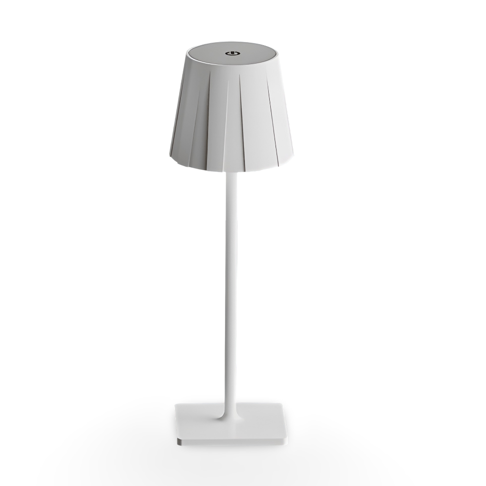 AcrylLume- Sladdlös LED-Bordslampa med Veckad Inspiration