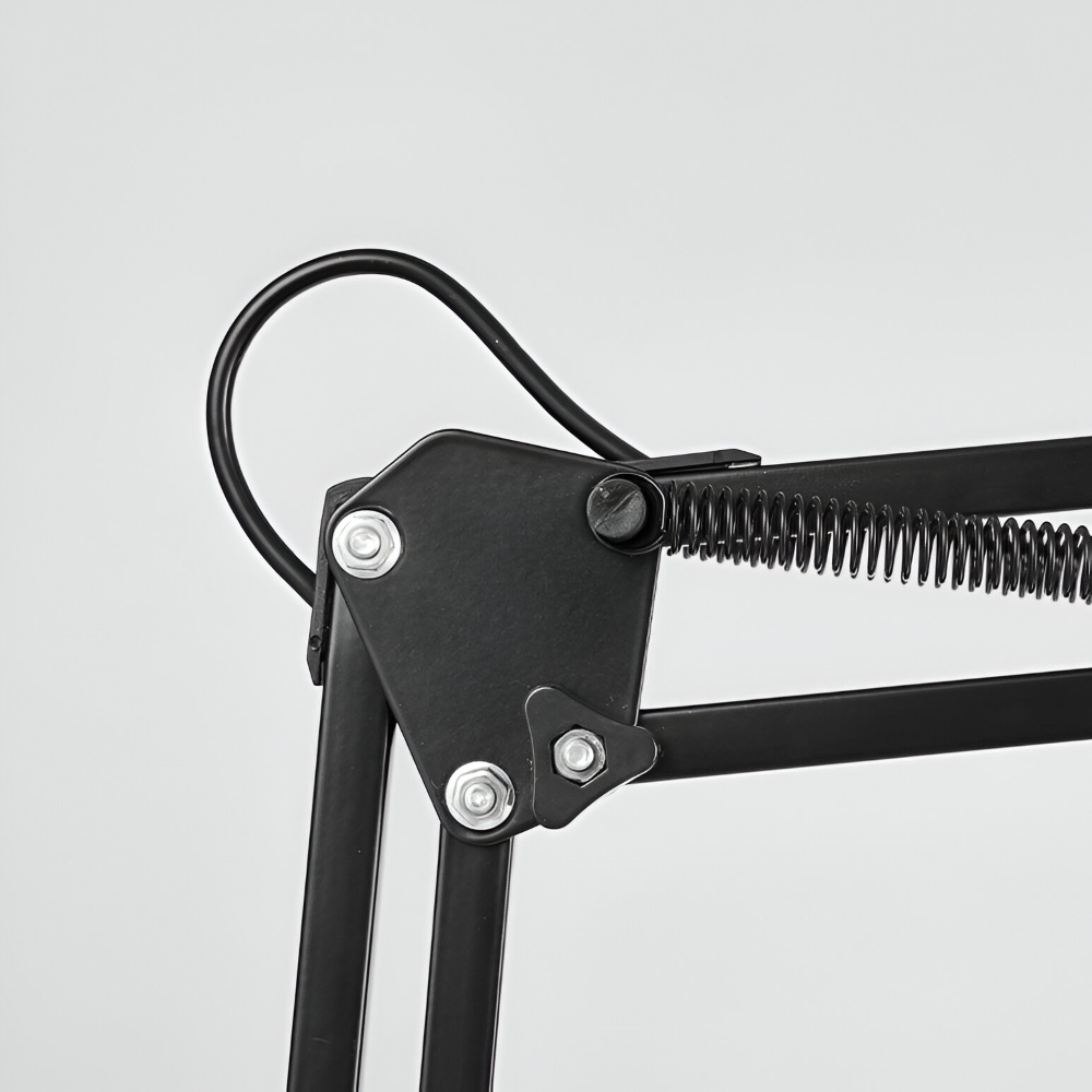 Justerbar Clip-On Skrivbordslampa med Lång Arm för Hemmet och Kontoret