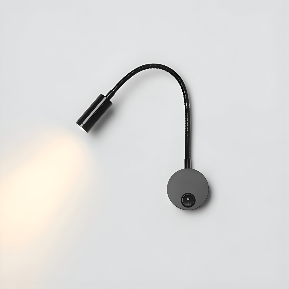 AdjustiSpot - Flexibel Svart LED-Nattlamp