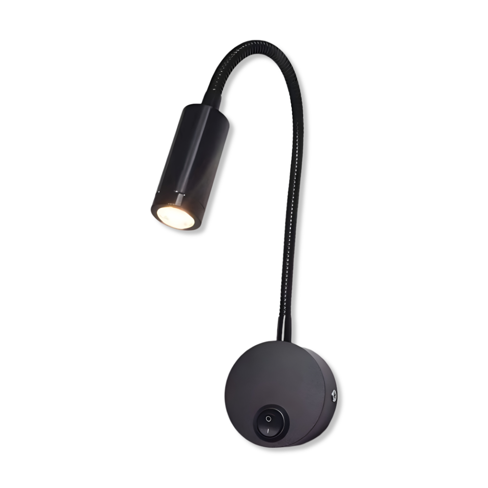 AdjustiSpot - Flexibel Svart LED-Nattlamp