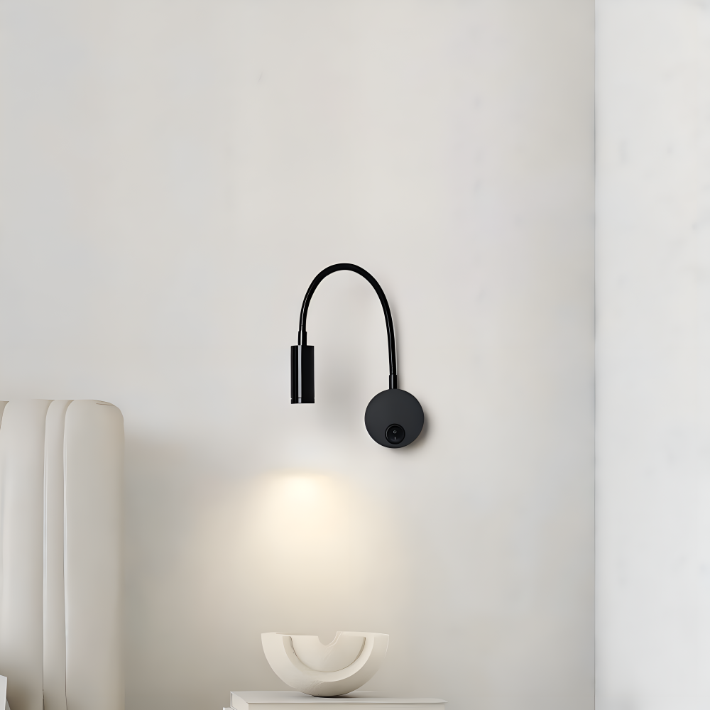 AdjustiSpot - Flexibel Svart LED-Nattlamp