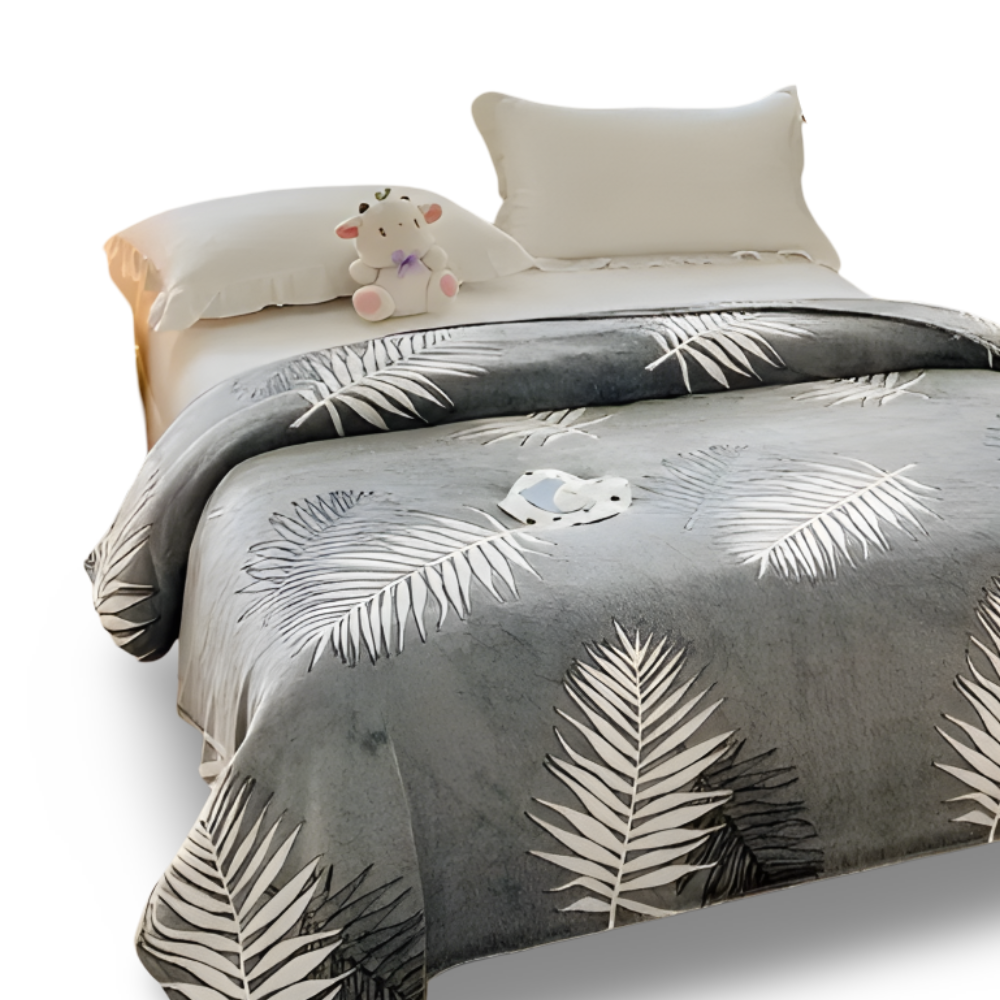 Allsäsongs-korallfleece Filt - Mjuk, Maskintvättbar Filt för Hemmet, Kontoret och som Present