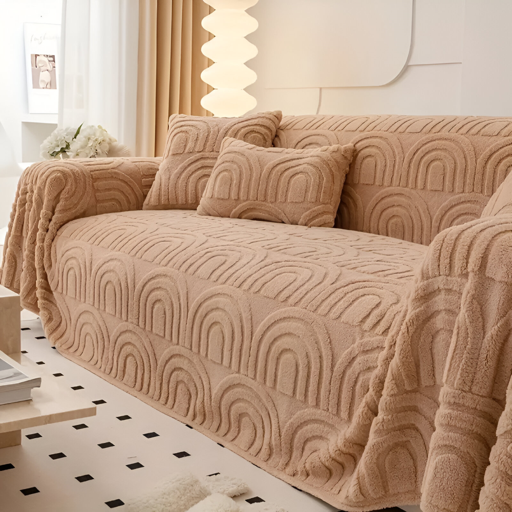 ArchPlush Sofföverdrag - Mångsidigt Jacquard Sofföverdrag för Alla Sofftyper