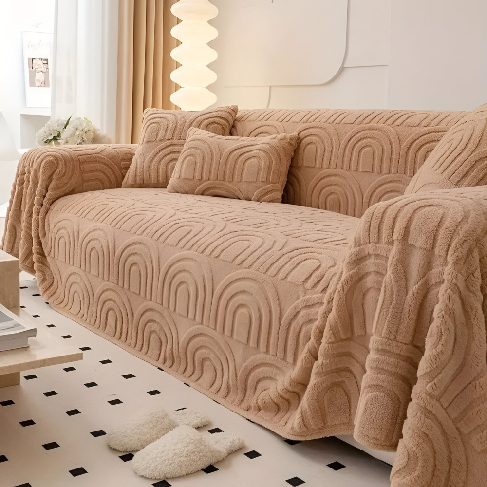 ArchPlush Sofföverdrag - Mångsidigt Jacquard Sofföverdrag för Alla Sofftyper