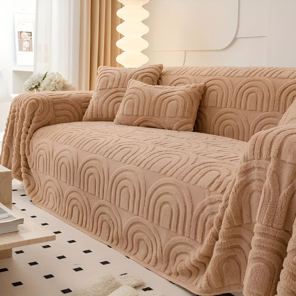 ArchPlush Sofföverdrag - Mångsidigt Jacquard Sofföverdrag för Alla Sofftyper