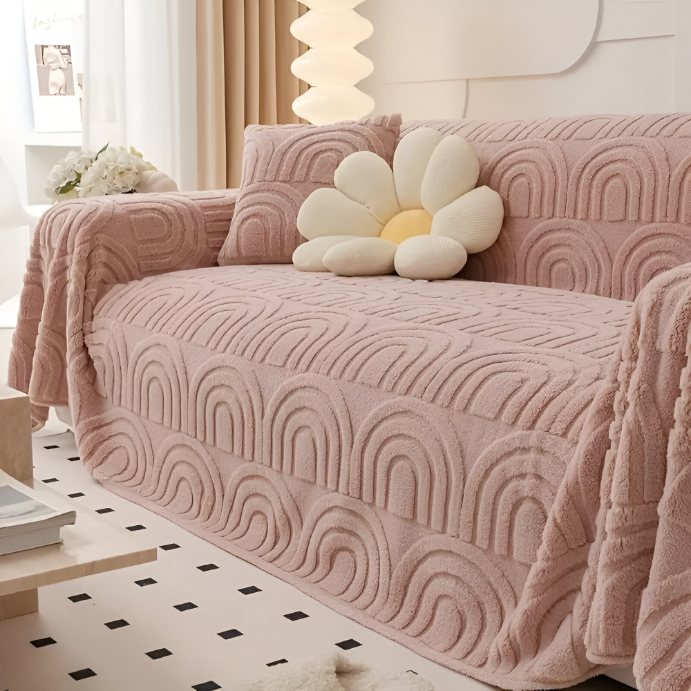 ArchPlush Sofföverdrag - Mångsidigt Jacquard Sofföverdrag för Alla Sofftyper