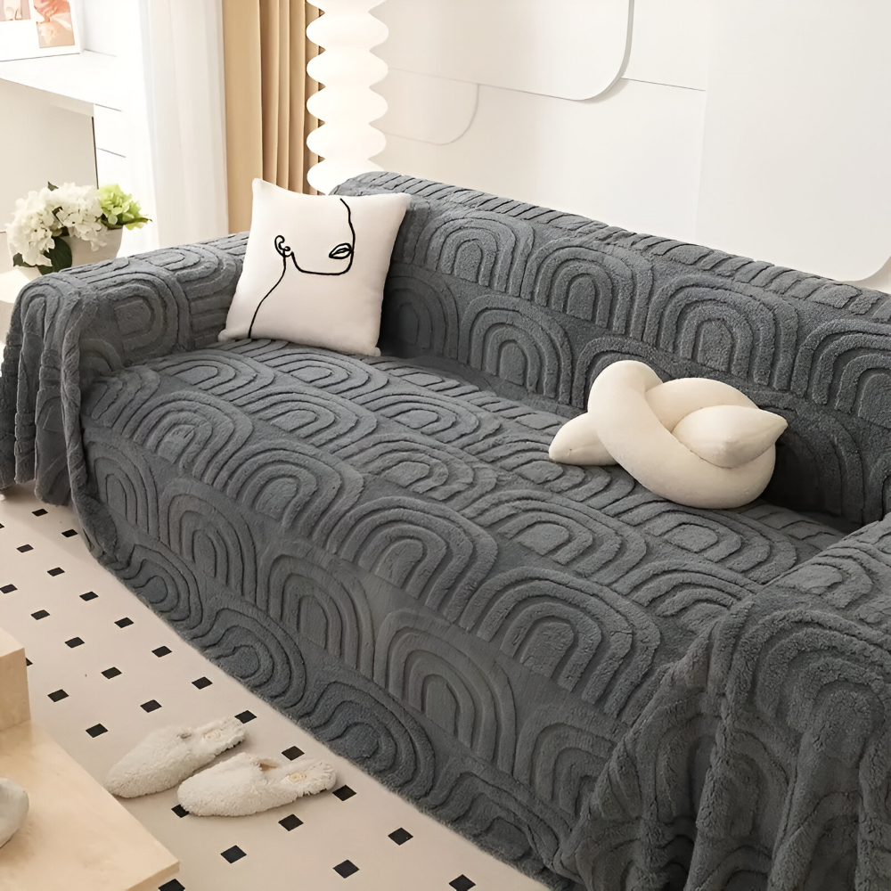 ArchPlush Sofföverdrag - Mångsidigt Jacquard Sofföverdrag för Alla Sofftyper