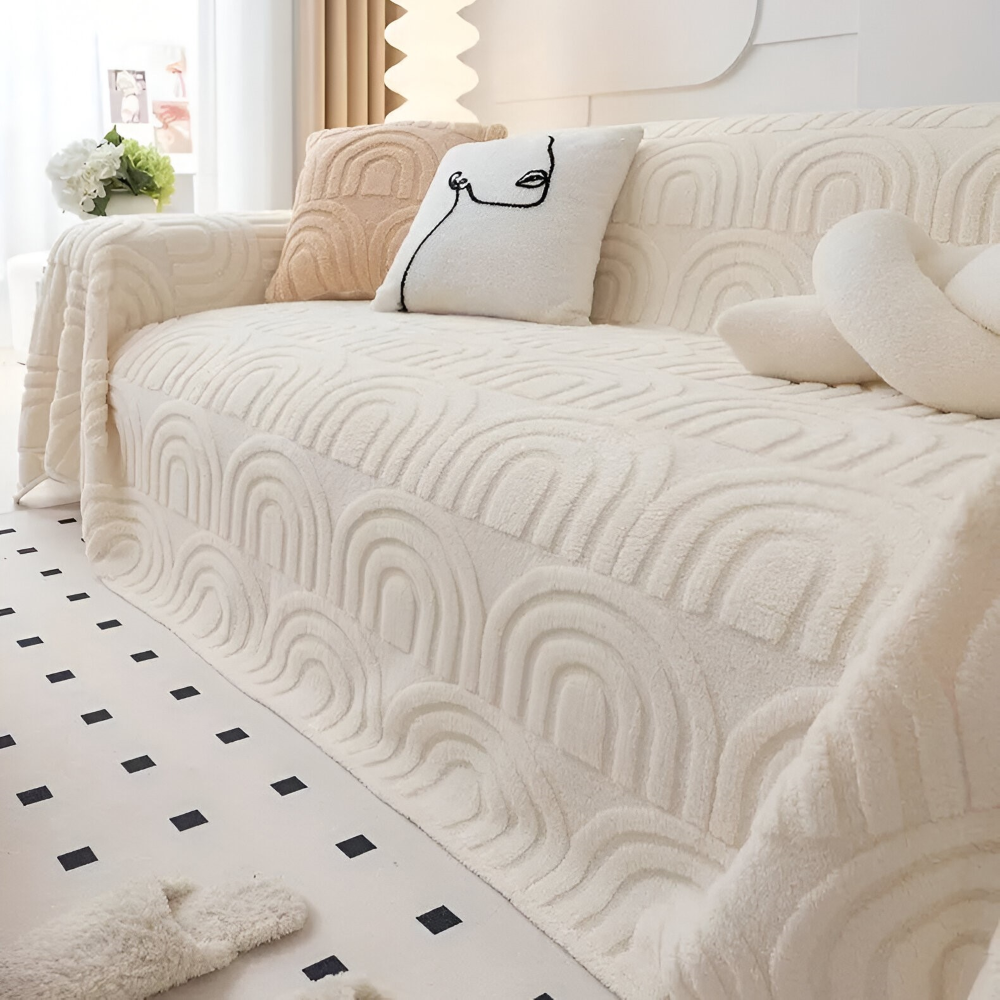 ArchPlush Sofföverdrag - Mångsidigt Jacquard Sofföverdrag för Alla Sofftyper