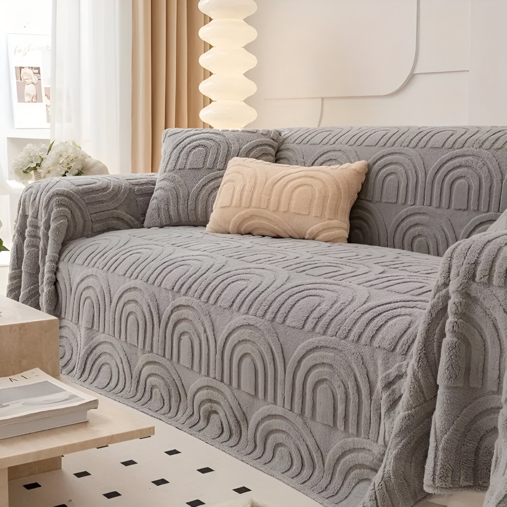 ArchPlush Sofföverdrag - Mångsidigt Jacquard Sofföverdrag för Alla Sofftyper