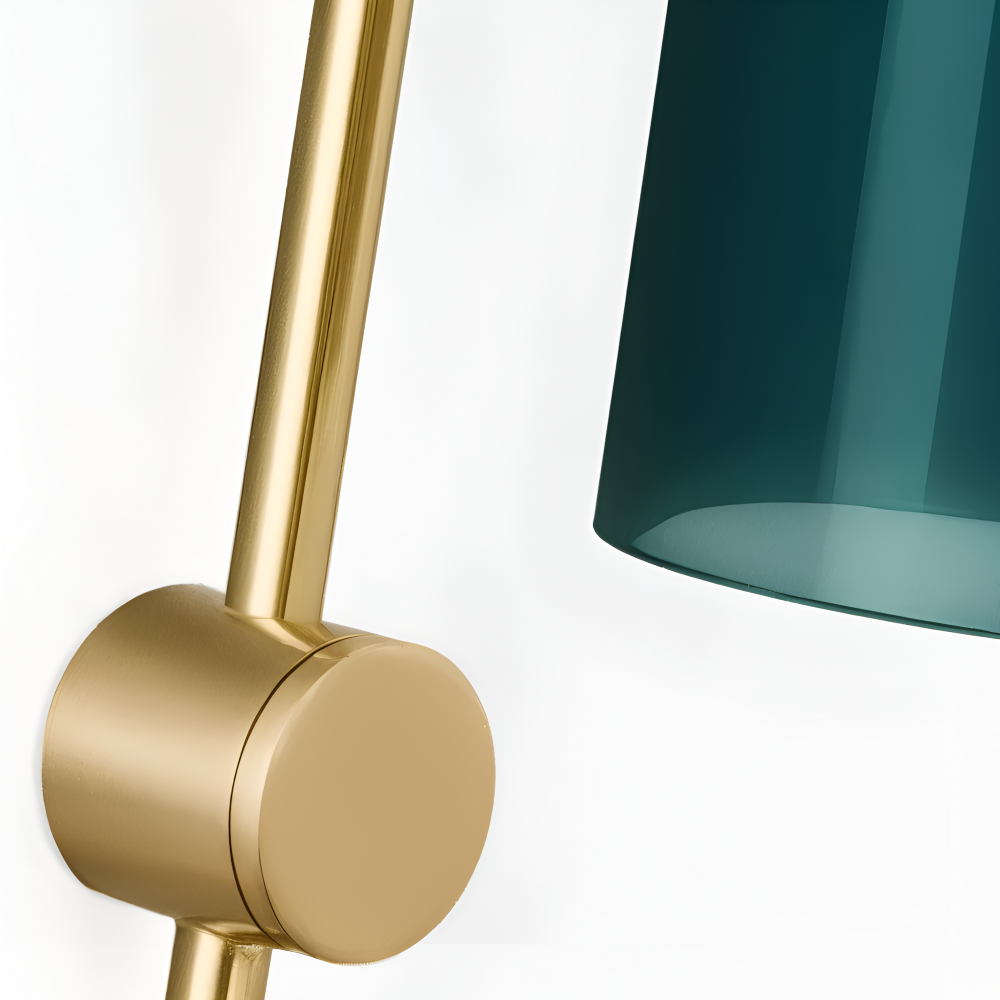 Archy Vägglampa - Blå & Vit Glasrör Vägglampa - Nordisk Vägglampdesign - Dekor Vägglampor LED