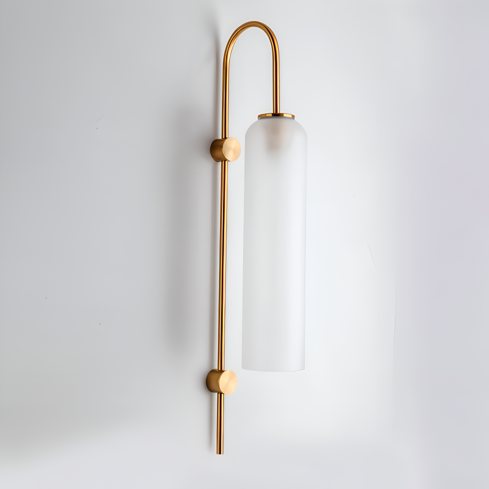 Archy Vägglampa - Blå & Vit Glasrör Vägglampa - Nordisk Vägglampdesign - Dekor Vägglampor LED