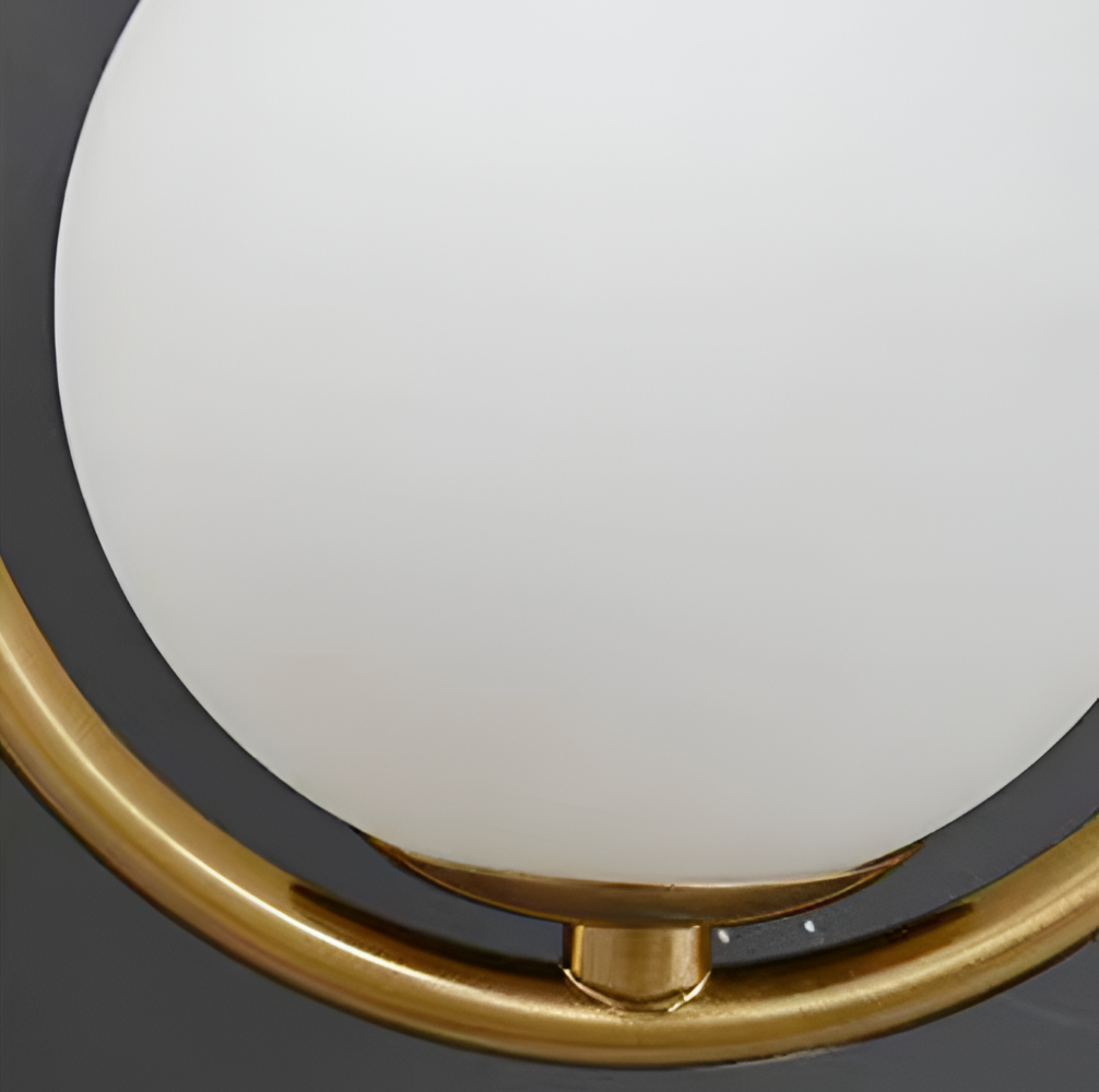 ArtLoop Vägglampa - Droppformad Frostad Glas Vägglampa - Sphere Vägglampa Design - Konstnärliga Vägglampor LED