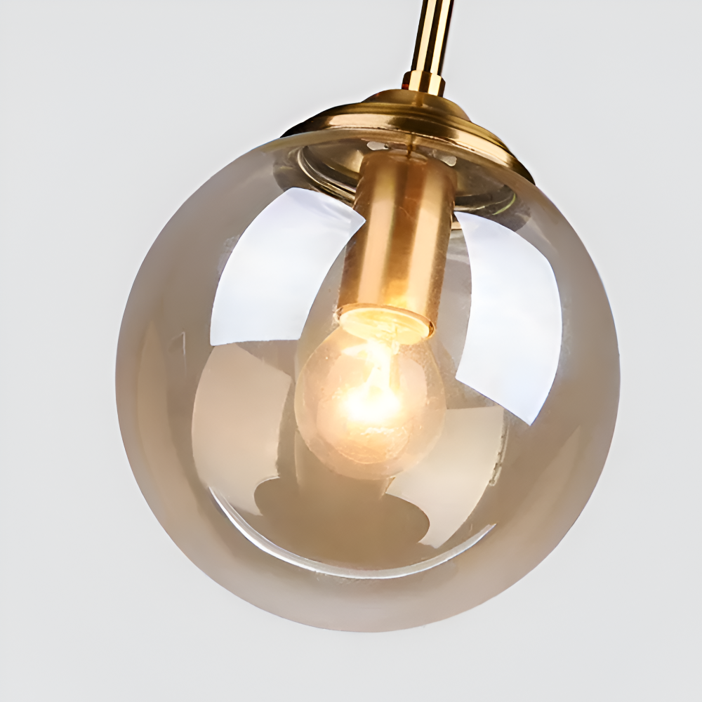 BalLoft Pendellampa - Nordisk LED Glas Hänglampa - Dekorativ Belysning