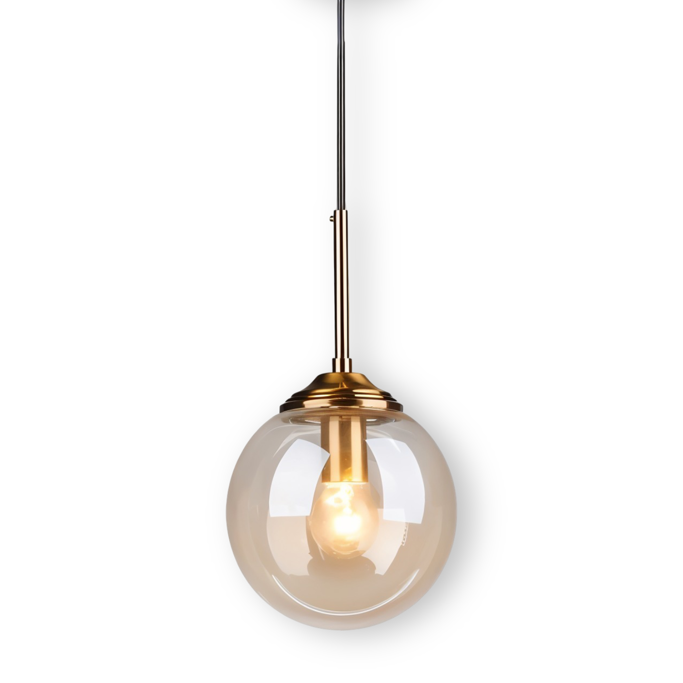 BalLoft Pendellampa - Nordisk LED Glas Hänglampa - Dekorativ Belysning
