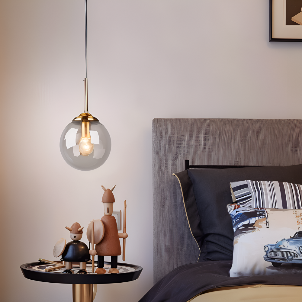 BalLoft Pendellampa - Nordisk LED Glas Hänglampa - Dekorativ Belysning