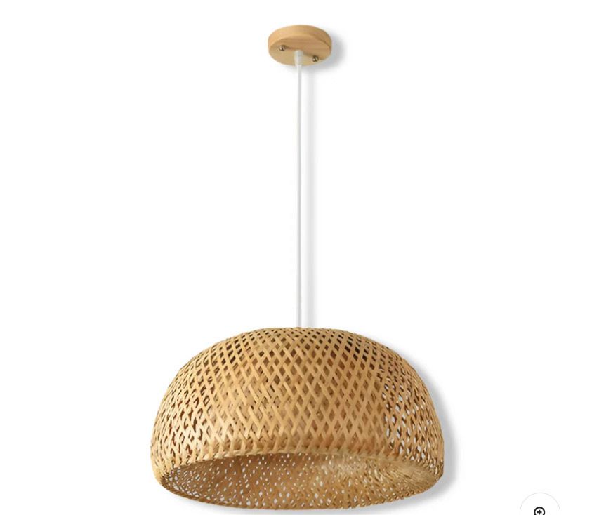 Bohemsk Rattan Hänglampa - Stilig och Miljövänlig Pendellampa för Heminredning