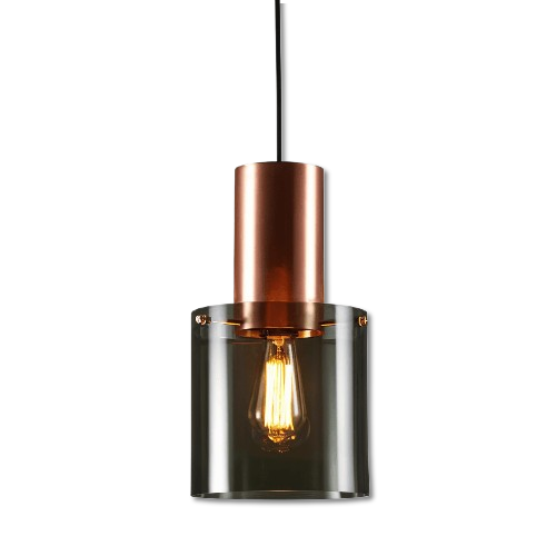 BottleLite Hängande Lampa -Modern Cylindrisk LED-Pendellampa Tillverkad av Robust Glas