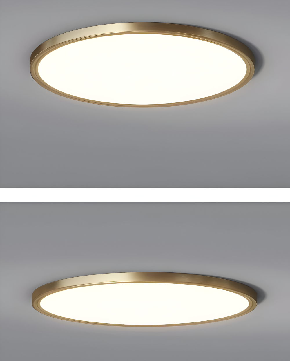 BronzeHalo Taklampa - Ultradun Minimalistisk Rund LED Taklampa