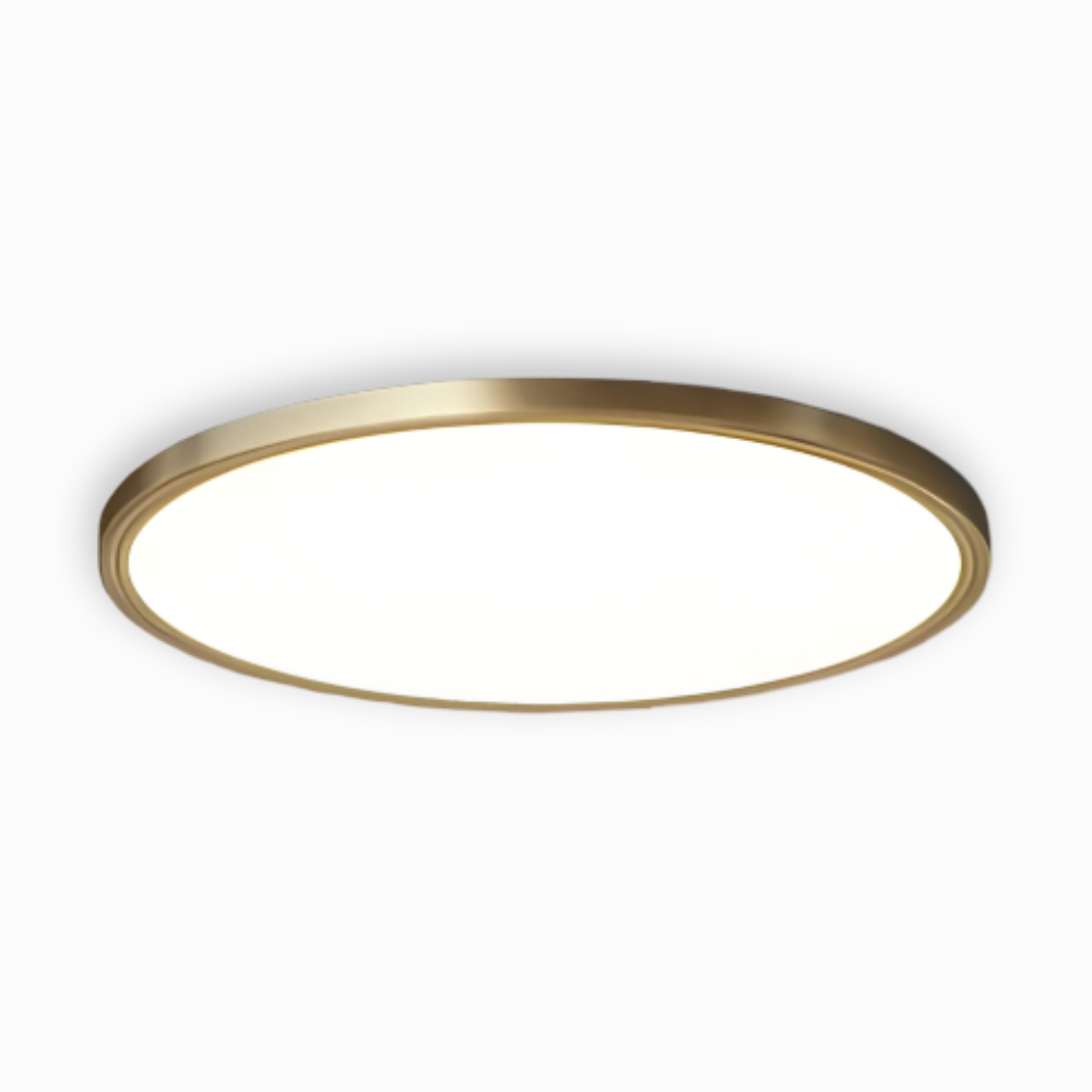 BronzeHalo Taklampa - Ultradun Minimalistisk Rund LED Taklampa