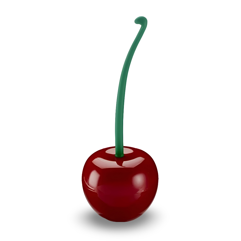 CherryFresh - Stilig toalettborste och hållare för enkel rengöring