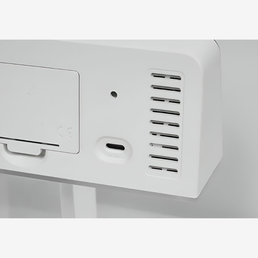 Schicker Silent LED Väckarklocka med Ljus - Minimalistisk Digital Väckarklocka för Hemmet, Kontoret, Sovrummet