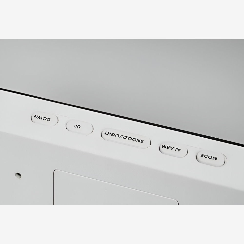 Schicker Silent LED Väckarklocka med Ljus - Minimalistisk Digital Väckarklocka för Hemmet, Kontoret, Sovrummet