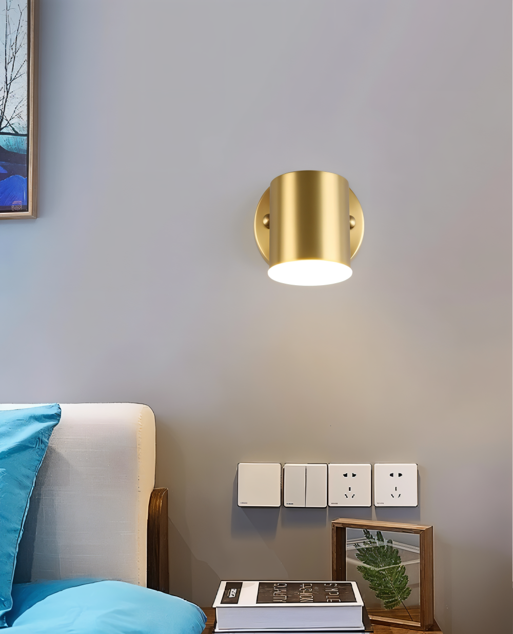 CircuCylinder Vägglampa - Inomhusväggstrålkastare - LED Väggstrålkastare