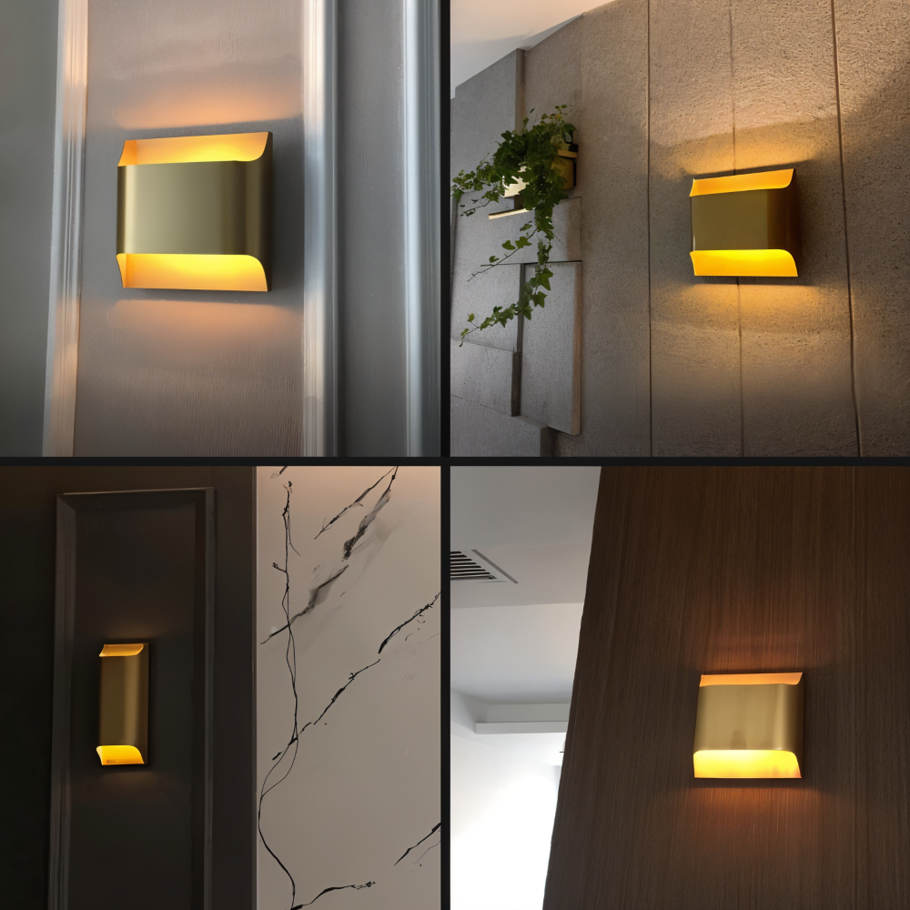 CopperCast Vägglampa - Modern Vägglampa - Vägglampa Design - Dimbar Vägglampor LED