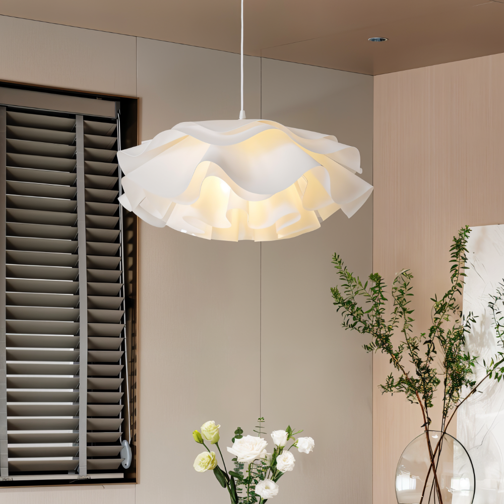 CorollaFlash Pendellampa – Elegant designerhänglampa med blombladsliknande utseende