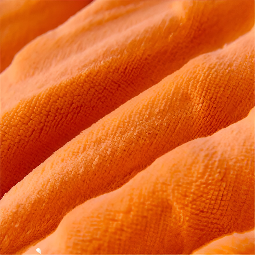 Mysig, tjock sherpa-fleece-täcke med quiltat foder för ultimat komfort