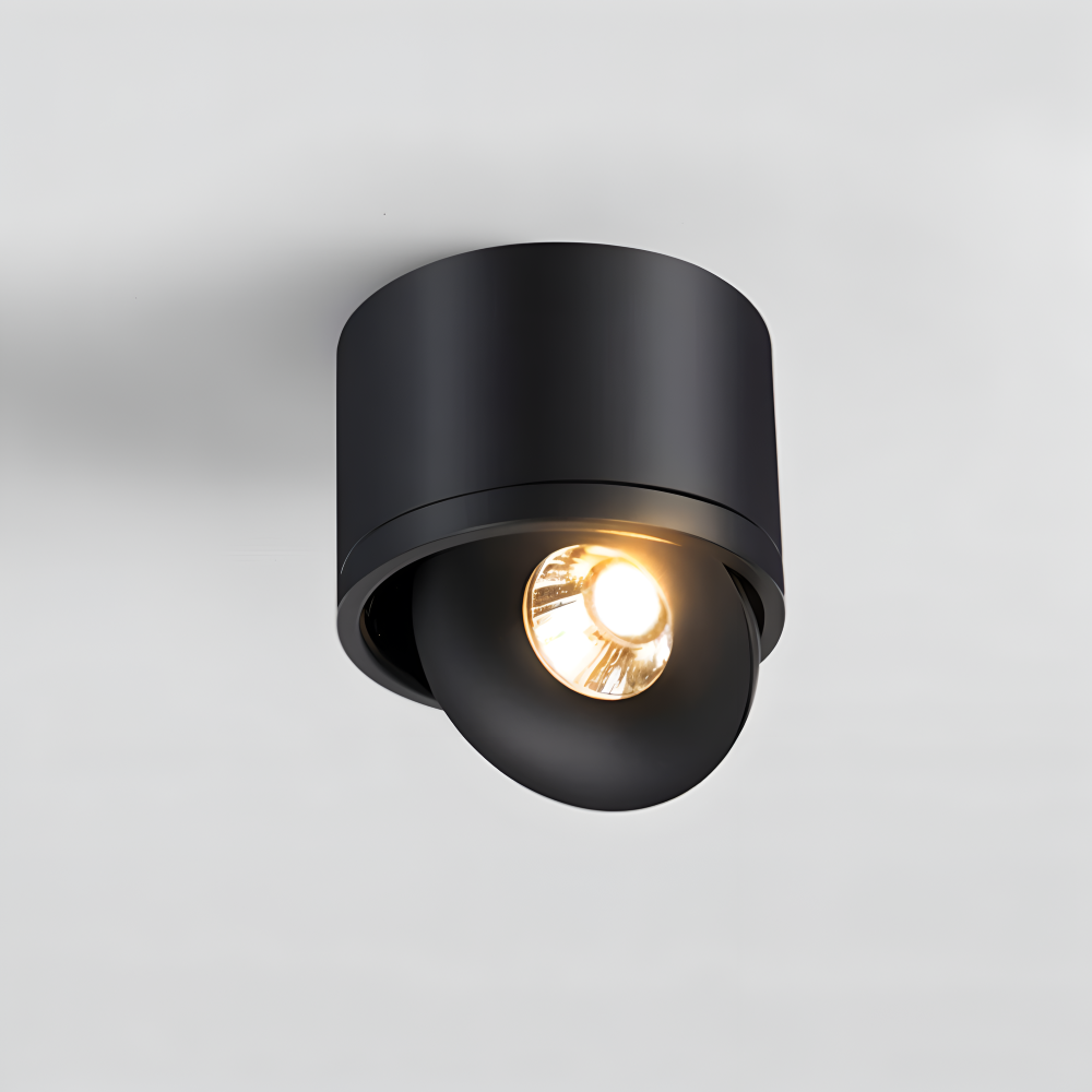 CylinFlex Spotlights - Minimalistiska 360° Rotera LED Downlights