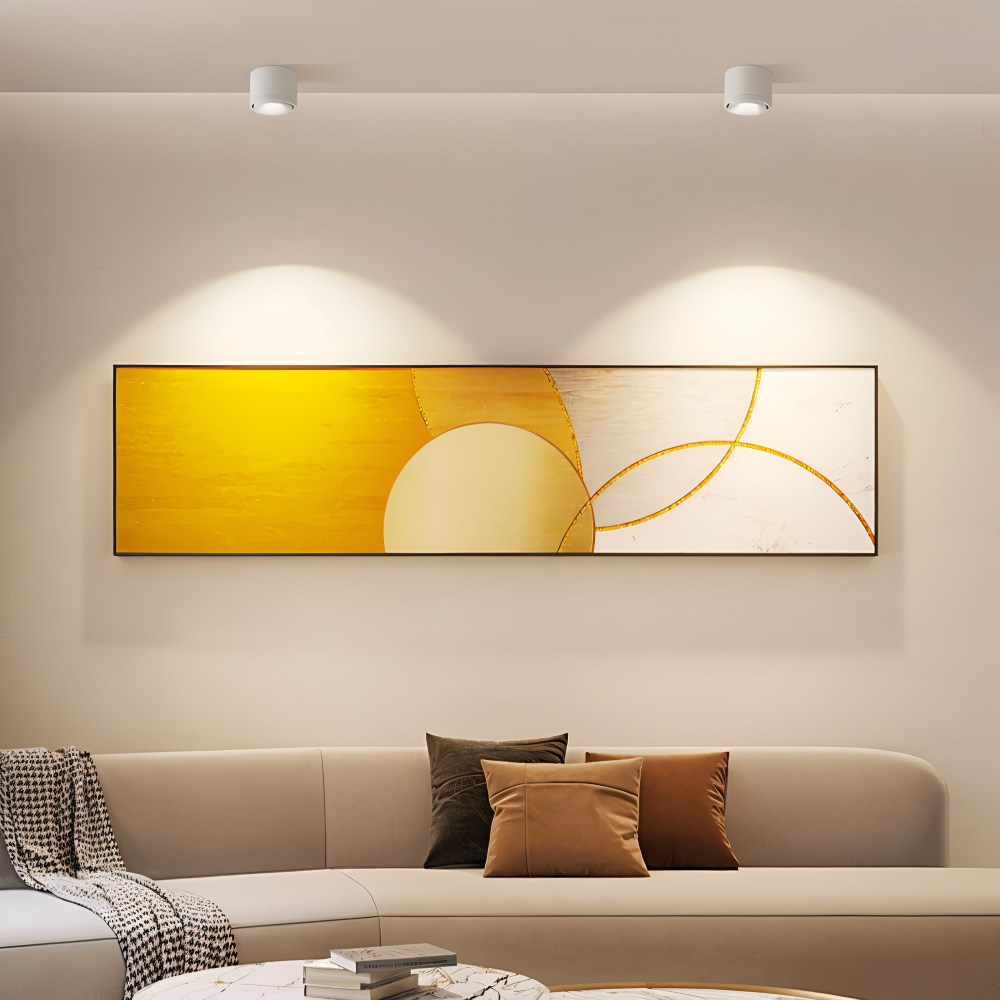CylinFlex Spotlights - Minimalistiska 360° Rotera LED Downlights
