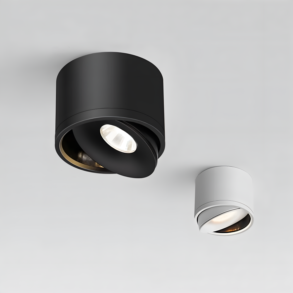 CylinFlex Spotlights - Minimalistiska 360° Rotera LED Downlights