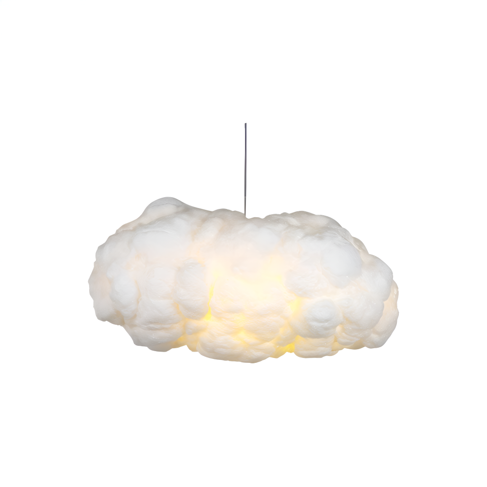 Drömlik Cloud Pendellampa - Skurrig Svävande Vit Moln Hänglampa