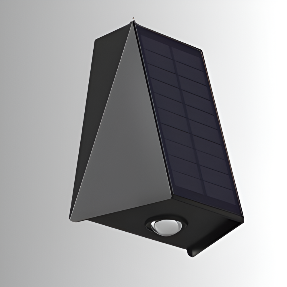 DualLit Solarlampor Trädgård - Up Down IP54 Utomhusvägglampa Modern - Vägglampa Sol