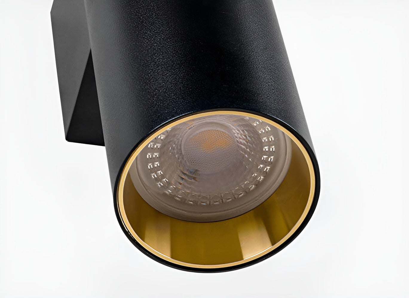 Dubbelt Huvud Vägglampa - Gold Sconce - Cylinder Vägglampa