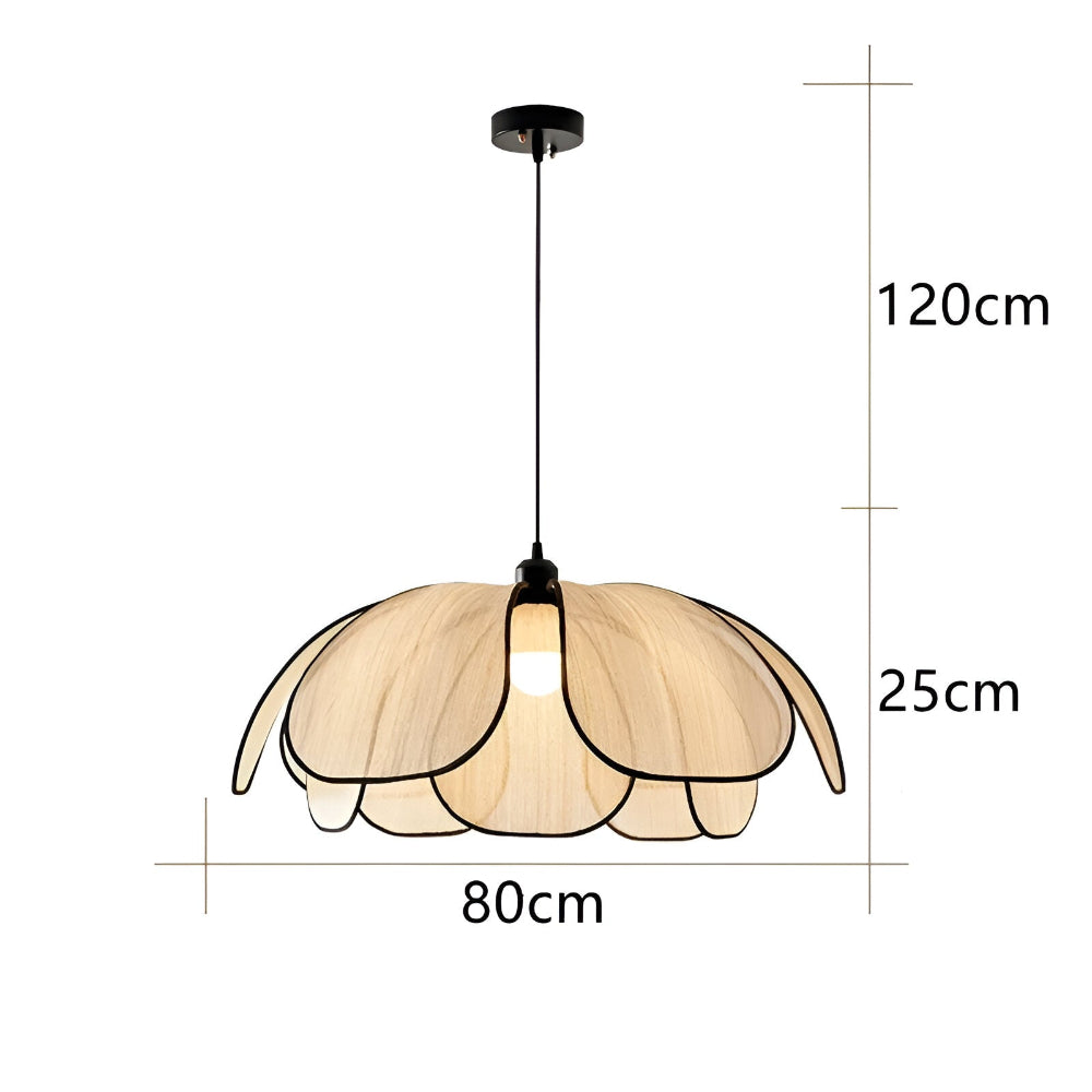 Elegant Svart och Naturlig Wicker Pendellampa med Wabi Sabi Design för Unik Inredning