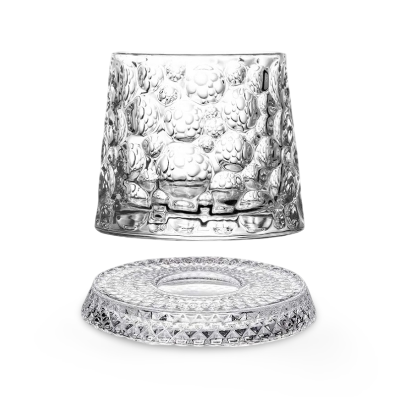 Elegant whiskyglas i kristall - 280 ml Roterande design för elegant njutning 7